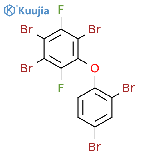 2,2',4,4',5-PENTABROMO-3,6-DIFLUORODIPHENYL ETHER structure