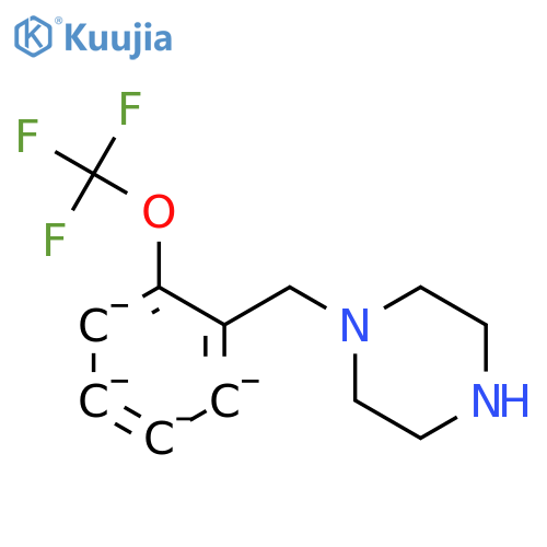 1-{2-(trifluoromethoxy)phenylmethyl}piperazine structure