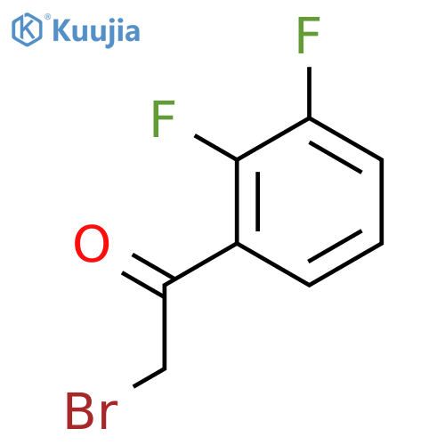 2-Bromo-2',3'-difluoroacetophenone structure
