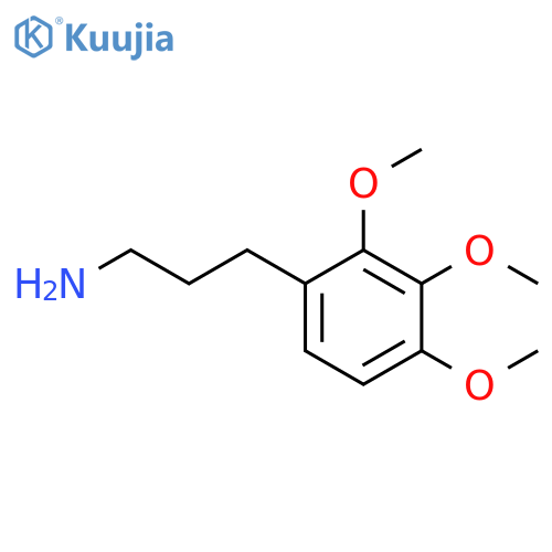3-(2,3,4-trimethoxyphenyl)propan-1-amine structure