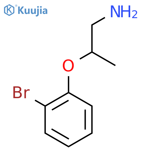 1-(1-Aminopropan-2-yl)oxy-2-bromobenzene structure