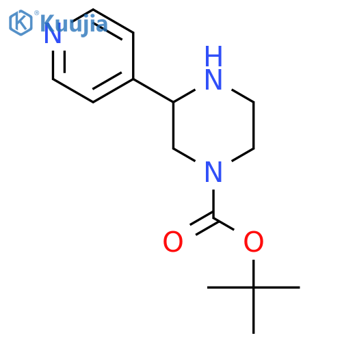 Tert-butyl 3-(pyridin-4-YL)piperazine-1-carboxylate structure