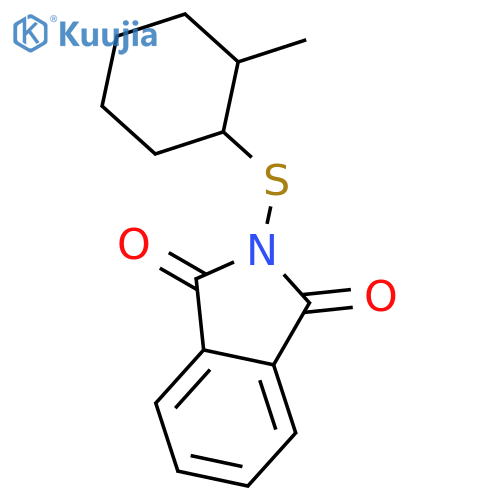 1H-Isoindole-1,3(2H)-dione, 2-[(2-methylcyclohexyl)thio]- structure