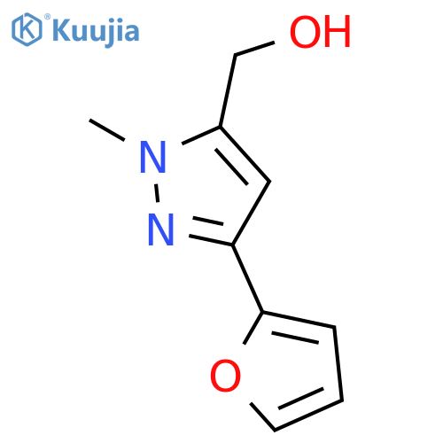3-(2-furyl)-1-methyl-1H-pyrazol-5-ylmethanol structure