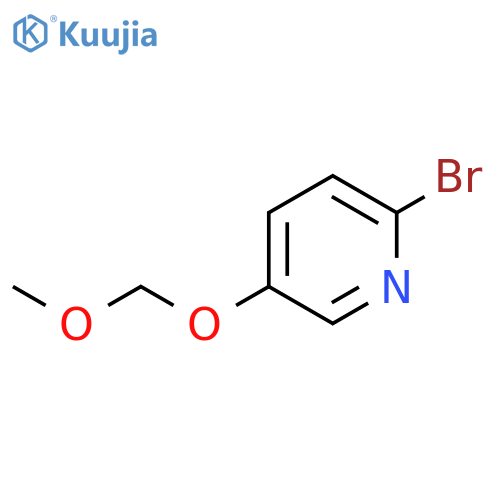 2-bromo-5-(methoxymethoxy)pyridine structure