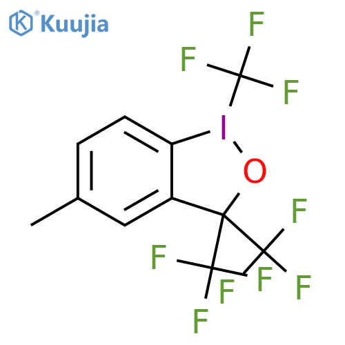 1,2-Benziodoxole, 5-methyl-1,3,3-tris(trifluoromethyl)- (9CI) structure