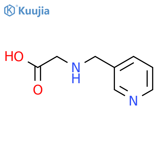 2-{[(pyridin-3-yl)methyl]amino}acetic acid structure