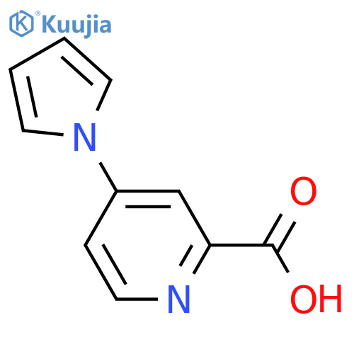 4-(1H-Pyrrol-1-yl)pyridine-2-carboxylic acid structure