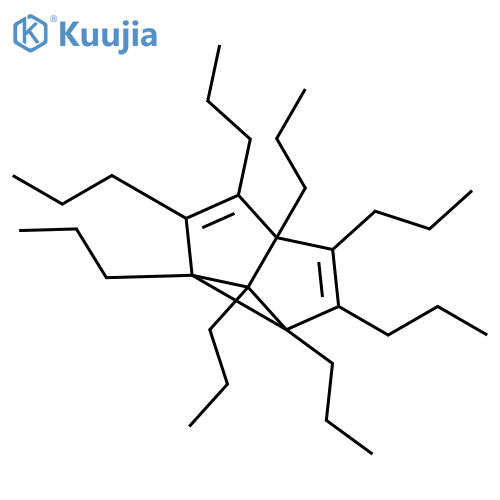 Cyclopropa[cd]pentalene, 2a,2b,4a,4b-tetrahydro-1,2,2a,2b,3,4,4a,4b-octapropyl- (9CI) structure
