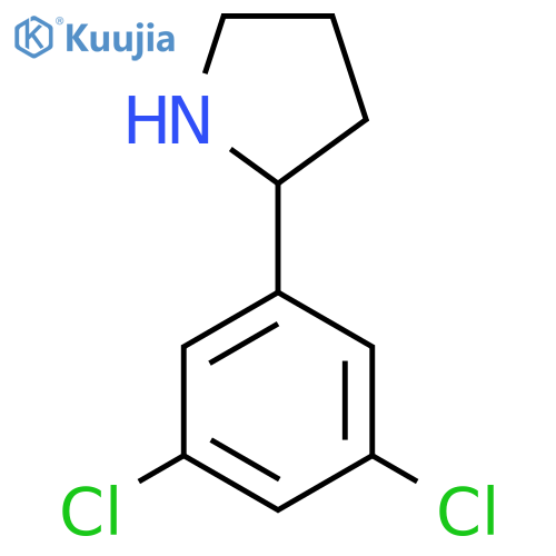 2-(3,5-dichlorophenyl)pyrrolidine structure
