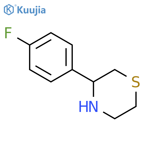 3-(4-Fluorophenyl)thiomorpholine structure
