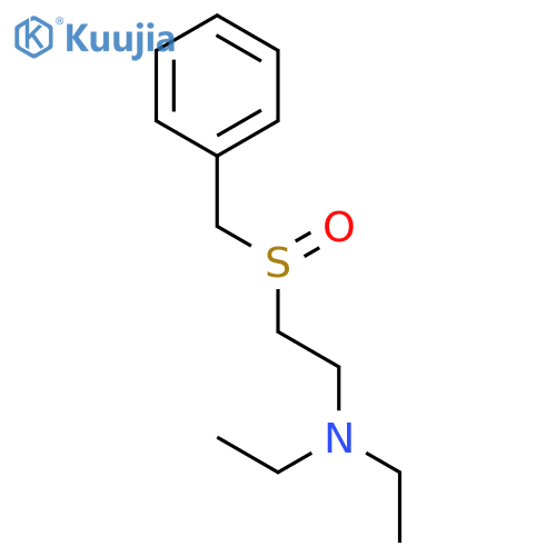 N,N-Diethyl-2-(phenylmethanesulfinyl)ethan-1-amine structure