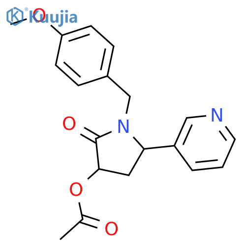 1-(4-METHOXYBENZYL)-3-ACETOXYNORCOTININE structure