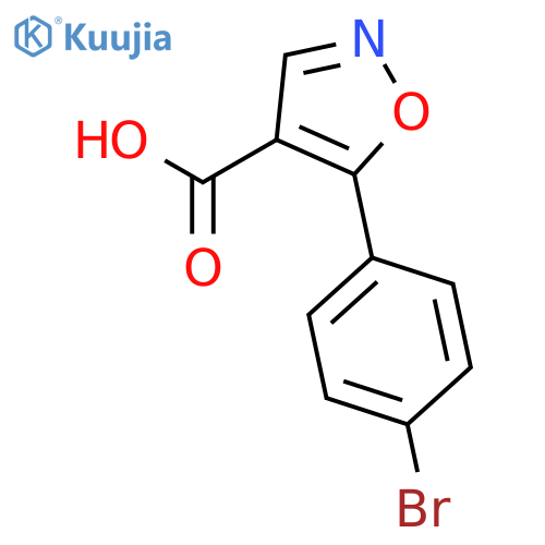 5-(4-Bromophenyl)isoxazole-4-carboxylic Acid structure