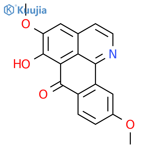 7H-Dibenzo[de,h]quinolin-7-one,6-hydroxy-5,10-dimethoxy- structure