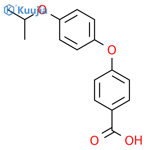 Benzoic acid,4-[4-(1-methylethoxy)phenoxy]- structure