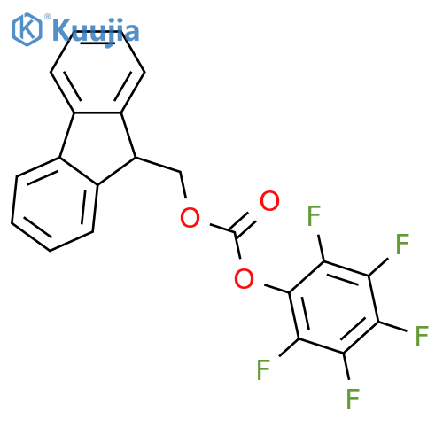 9-Fluorenylmethyl pentafluorophenyl carbonate structure