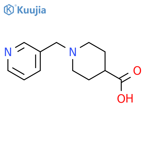 1-(3-Pyridinylmethyl)-4-piperidinecarboxylic Acid structure