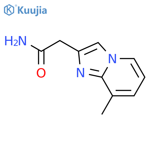 Imidazo[1,2-a]pyridine-2-acetamide, 8-methyl- structure