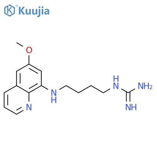 Guanidine,N-[4-[(6-methoxy-8-quinolinyl)amino]butyl]- structure