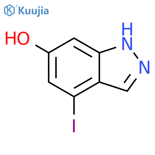 4-Iodo-1H-indazol-6-ol structure
