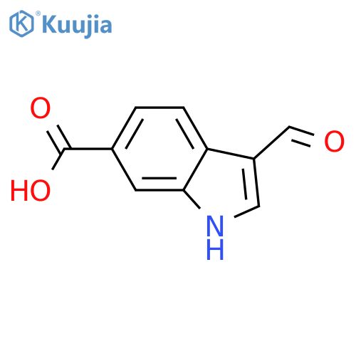 3-formyl-1h-indole-6-carboxylic Acid structure