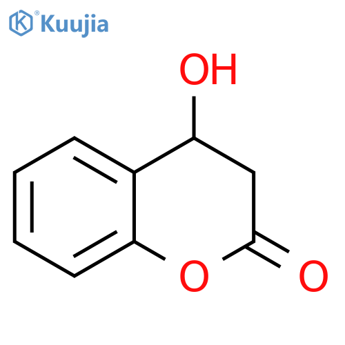 2H-1-Benzopyran-2-one, 3,4-dihydro-4-hydroxy- structure