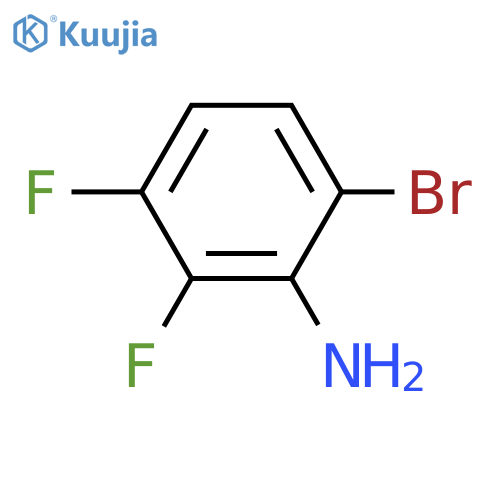 6-Bromo-2,3-difluoroaniline structure