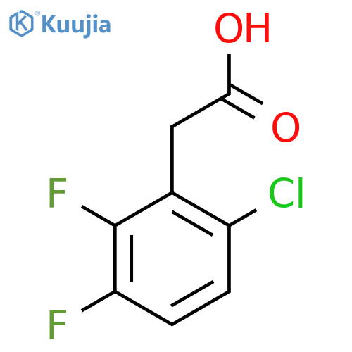 6-Chloro-2,3-difluorophenylacetic Acid structure