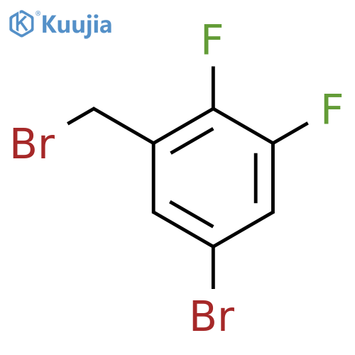 5-Bromo-1-(bromomethyl)-2,3-difluorobenzene structure