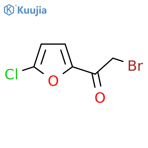 2-Bromo-1-(5-chlorofuran-2-yl)ethanone structure