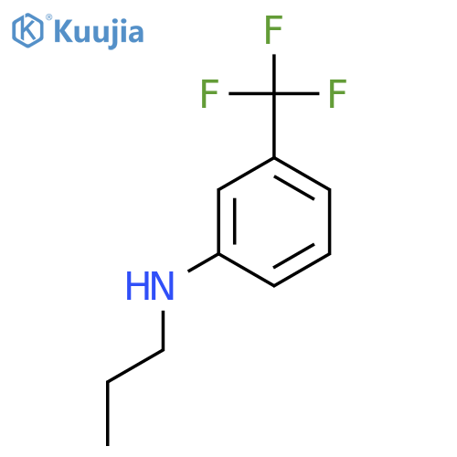 Benzenamine,N-propyl-3-(trifluoromethyl)- structure