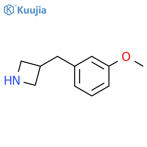 3-(3-methoxyphenyl)methylazetidine structure