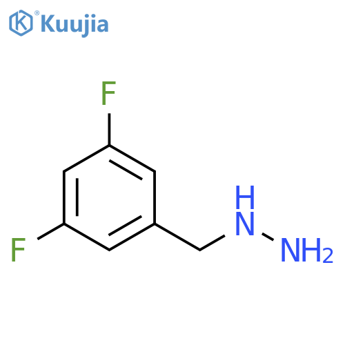 (3,5-difluorophenyl)methylhydrazine structure