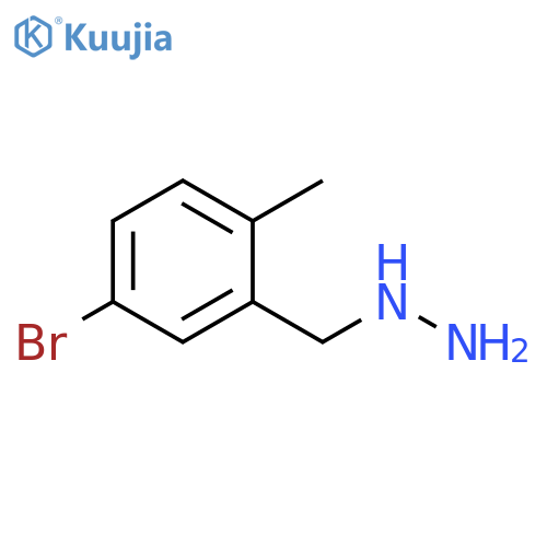 (5-bromo-2-methylphenyl)methylhydrazine structure
