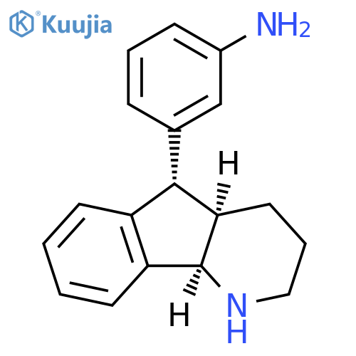Benzenamine,3-(2,3,4,4a,5,9b-hexahydro-1H-indeno[1,2-b]pyridin-5-yl)-, (4aa,5a,9ba)- (9CI) structure