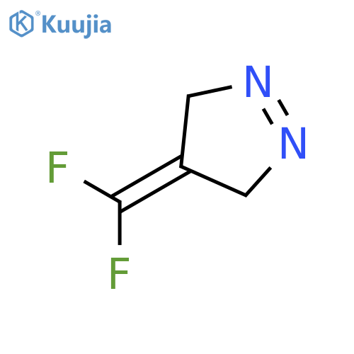 3H-Pyrazole, 4-(difluoromethylene)-4,5-dihydro- structure