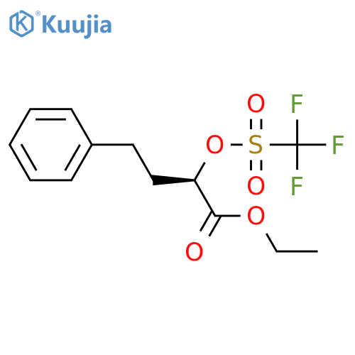Ethyl (R)-2-Hydroxy-4-phenylbutyrate Triflate structure