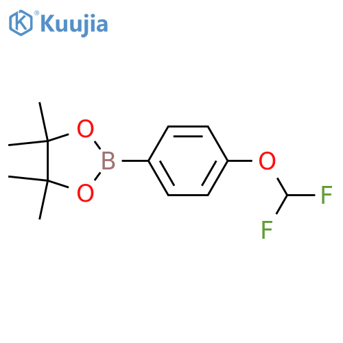 4-Difluoromethoxyphenylboronic acid pinacol ester structure