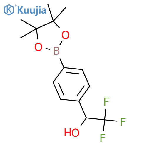 (4-(2,2,2-Trifluoro-1-Hydroxyethyl)Phenyl)Boronic Acid Pinacol Ester structure
