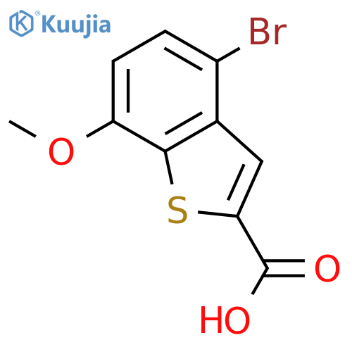 4-Bromo-7-methoxybenzo[b]thiophene-2-carboxylic acid structure