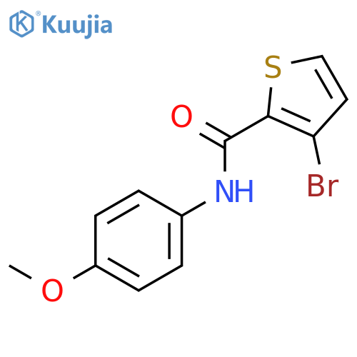 3-Bromo-N-(4-methoxyphenyl)thiophene-2-carboxamide structure