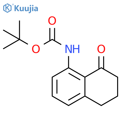 tert-butyl N-(8-oxo-5,6,7,8-tetrahydronaphthalen-1-yl)carbamate structure