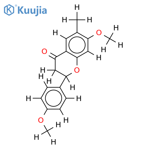 6-Methyl-7,4'-di-O-methyl-flavanone structure
