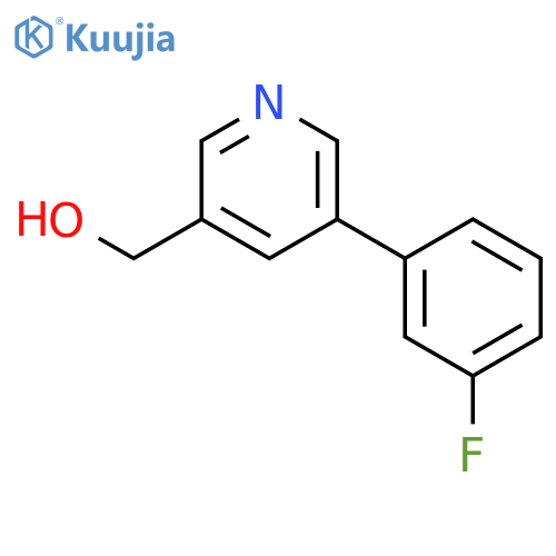 (5-(3-Fluorophenyl)pyridin-3-yl)methanol structure