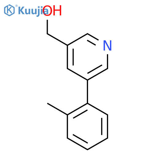 (5-(o-Tolyl)pyridin-3-yl)methanol structure