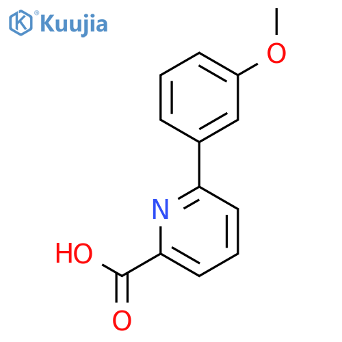 6-(3-Methoxyphenyl)picolinic acid structure