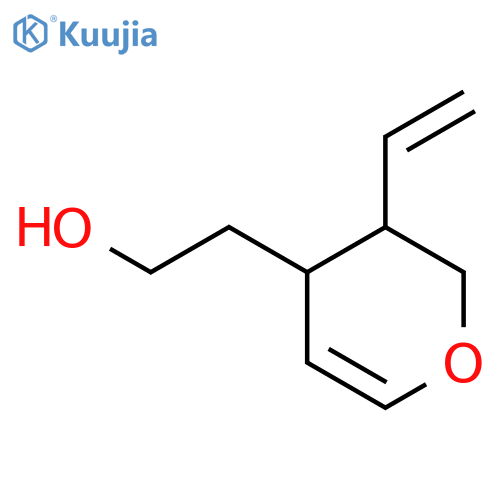 2H-Pyran-4-ethanol,3-ethenyl-3,4-dihydro-, (3S,4S)- structure