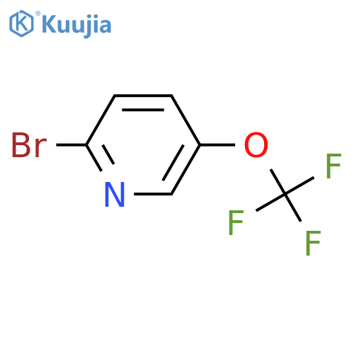 2-Bromo-5-(trifluoromethoxy)pyridine structure