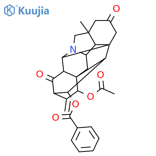 Hetisan-2,11,13,15-tetrol; (11α,13R,15β)-form, 2,13-Diketone, 11-benzoyl, 15-Ac structure